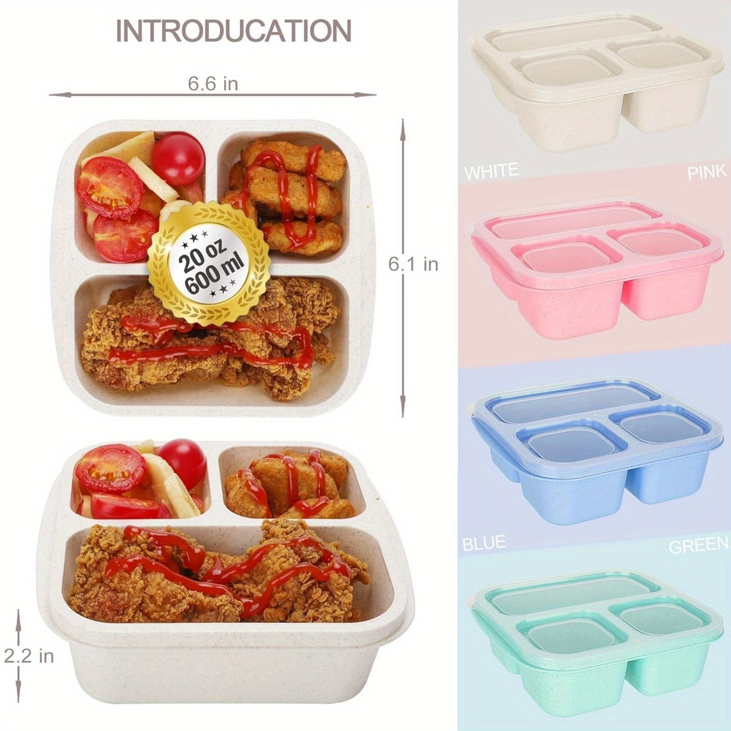 Snack Bento Box Set for Kids by NoEnName