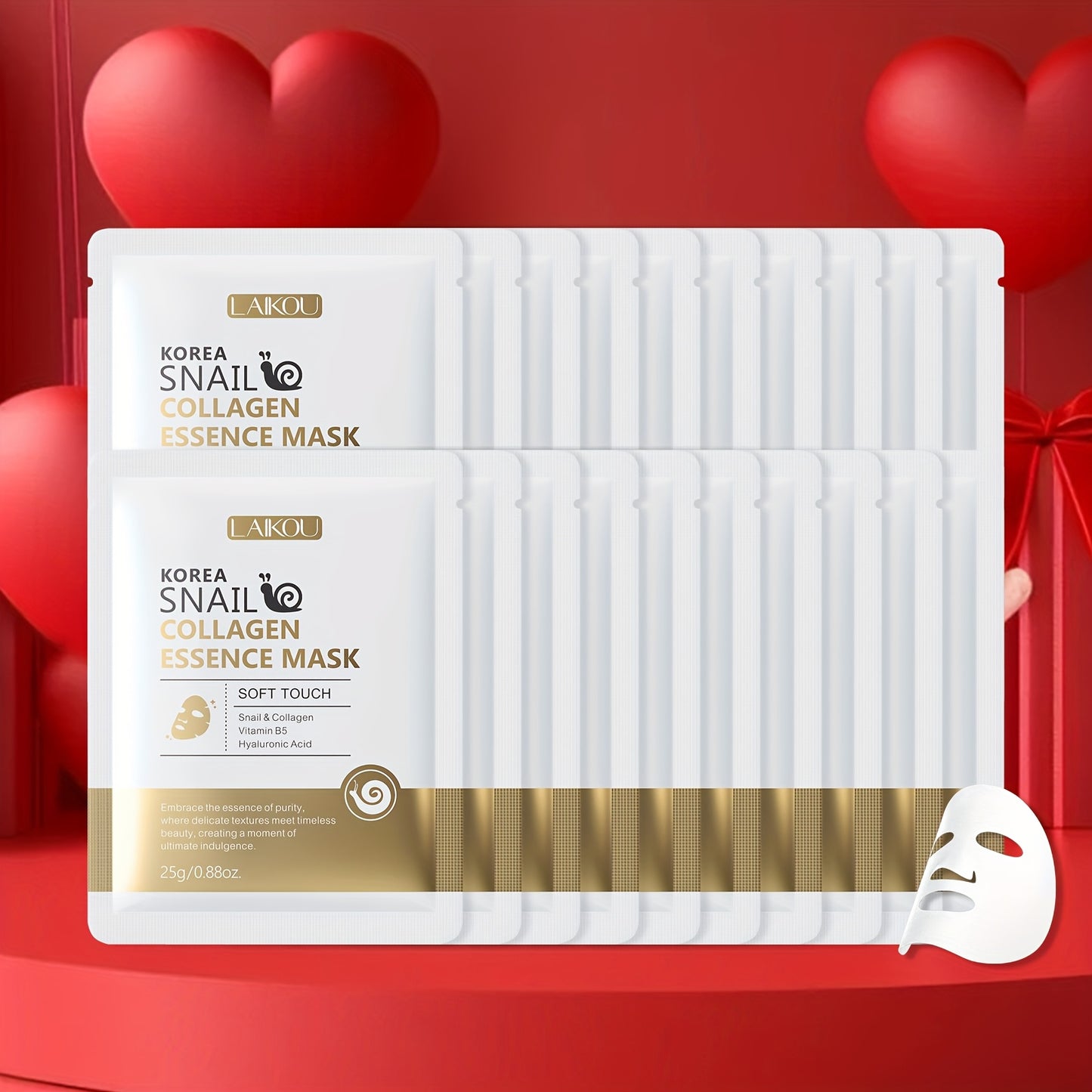 LAIKOUE Snail Collagen Hydrating Mask For All Skin Types