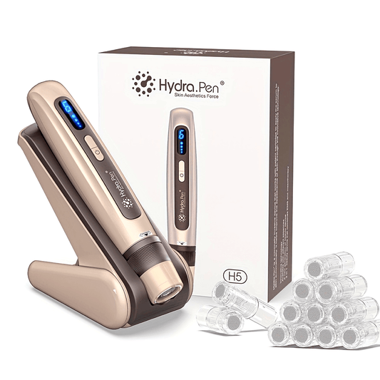 New arrival hydra series dr Pen hydra. Pen H5 Wireless Electric Derma Pen with 12pcs Round Nano Cartridges, Adjustable Liquid Output, Leakproof Design, Needle length 0.1mm - Revitalize Mind Body