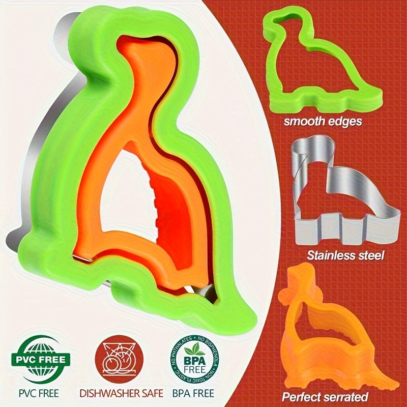 Mickey Dinosaur Sandwich Biscuit Mold and Sealer Set