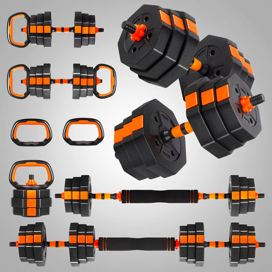 Fixtech Adjustable Weights Dumbbells Set For Home Fitness