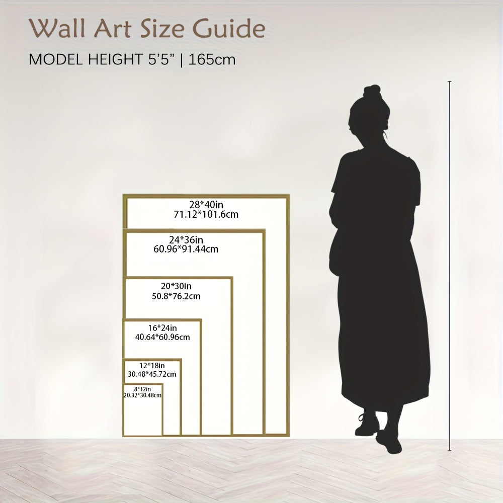 Wrapped Wooden Framed Canvas Poster With Funny Quotes Wall Art