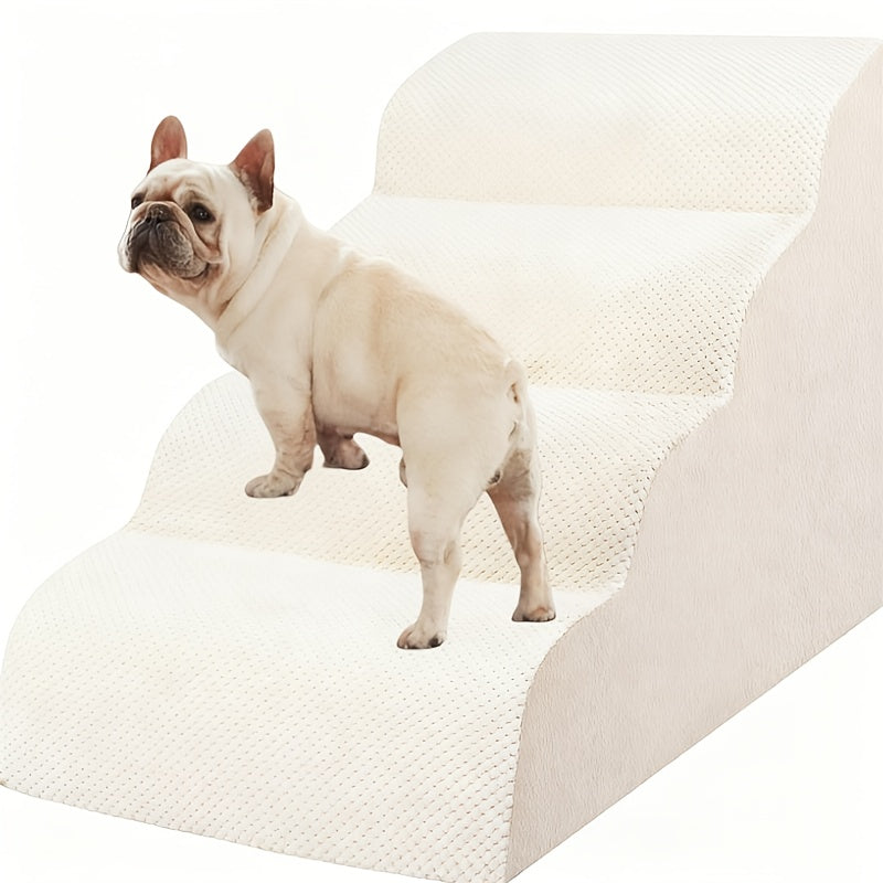 NIUBYA Premier Wide Dog Stairs with Non Slip Bottom