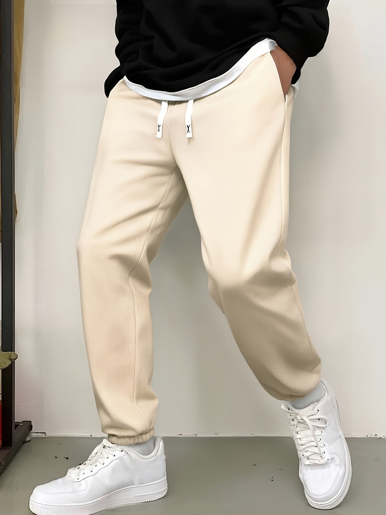 5pcs RANDOM Men'S Casual Jogger Pants-Comfortable Sweatpants For Everyday Wear, Workout, Or Lounging-Trendy Elastic Waistband With Drawstring, Pockets, Durable-Breathable Fabric-Perfect For Gym, Running, Or Casual Outings-Ava - Revitalize Mind Body