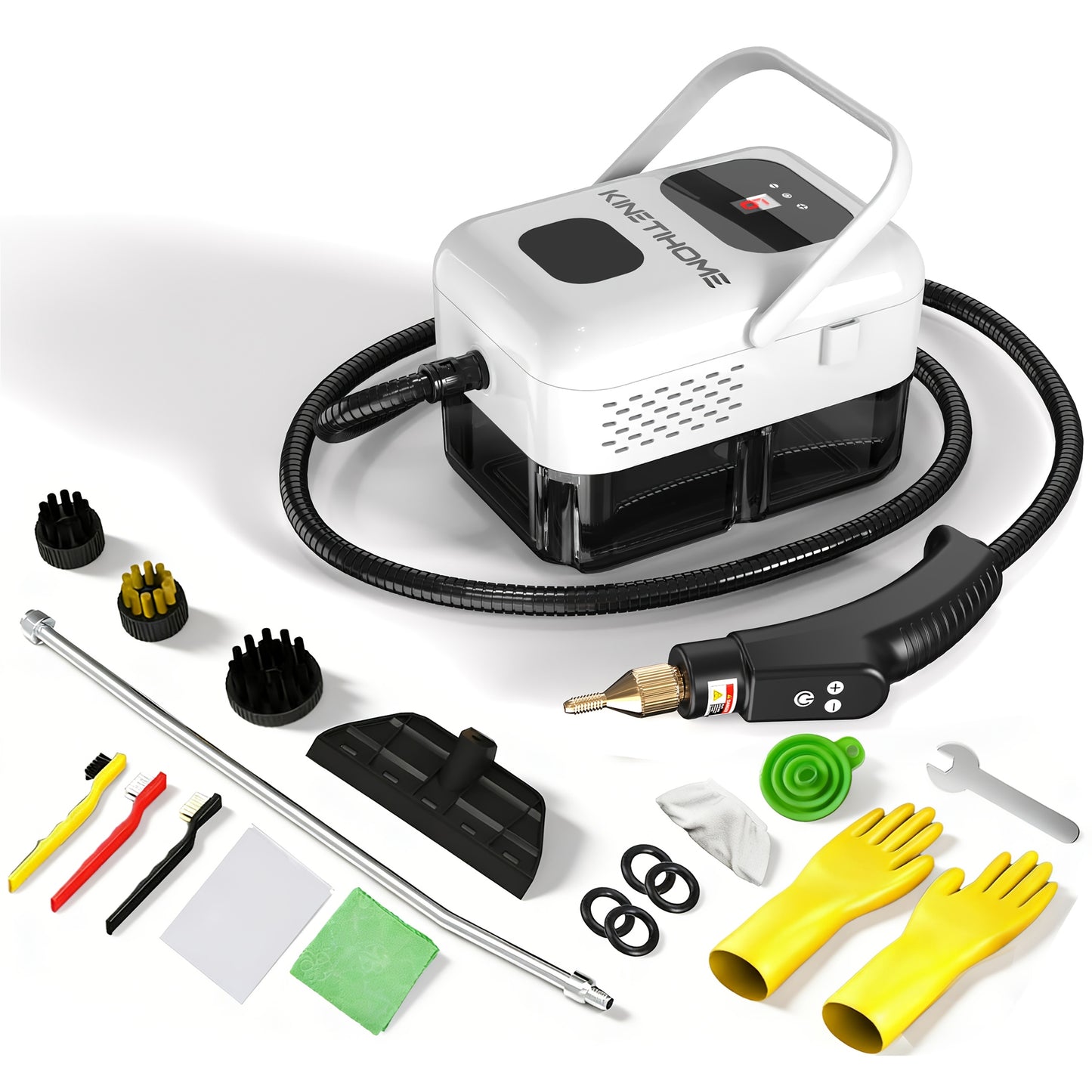 KinetiHome High Pressure Steam Cleaner Handheld for Home Use