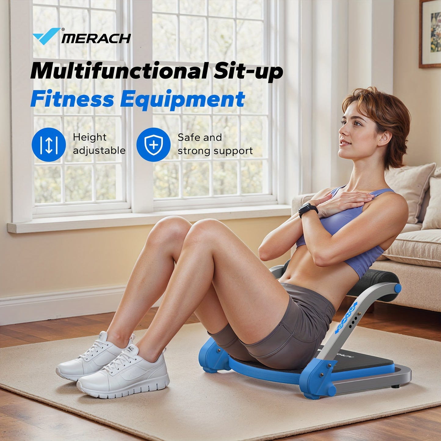 MERACH Multifunctional Abdominal Trainer For Core Strength And Waist Slimming