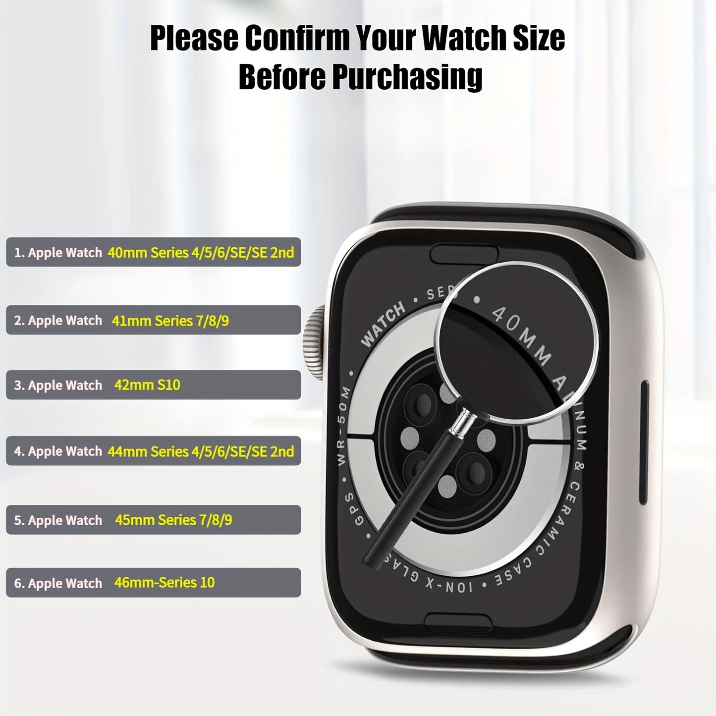 Apple Watch Strap Kit With Screen Protectors And Cases