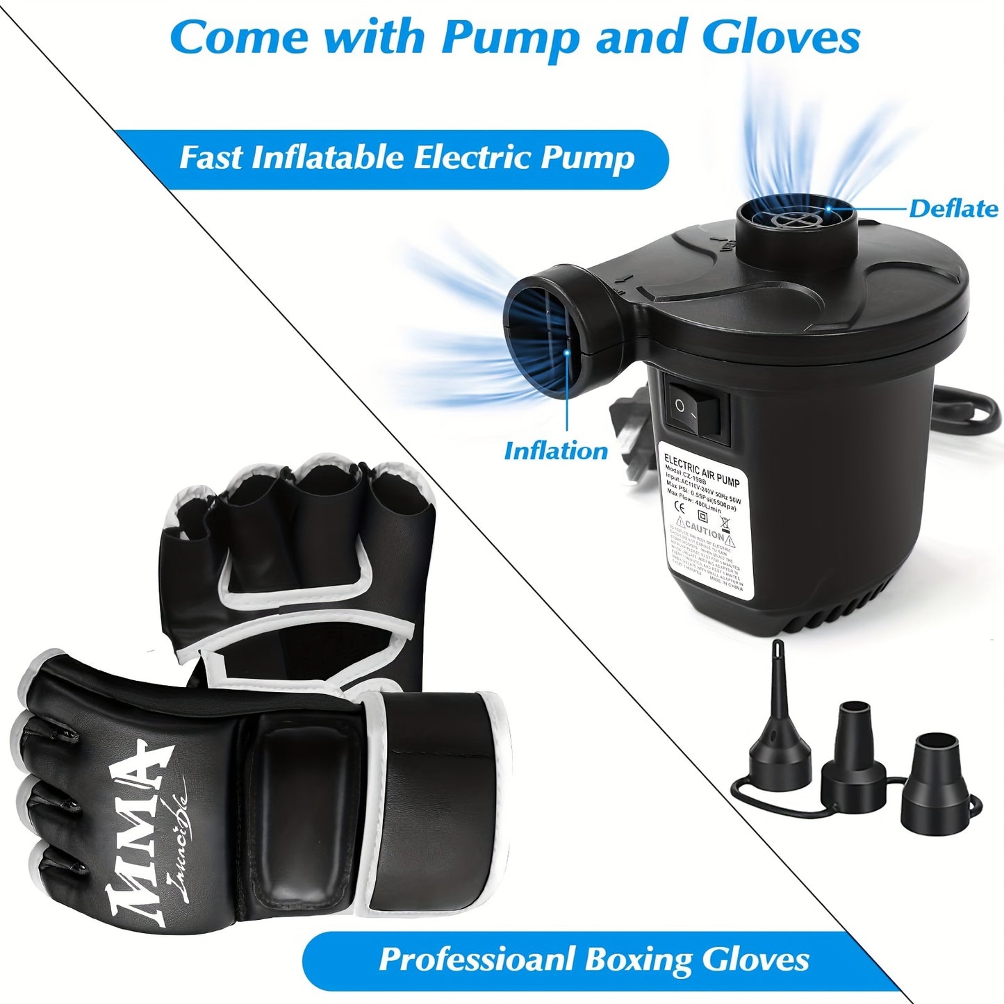 Freestanding Punching Bag With Stand For Adults Training