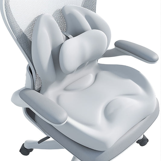 Ergonomic Memory Foam Lumbar Support Cushion for Car and Office