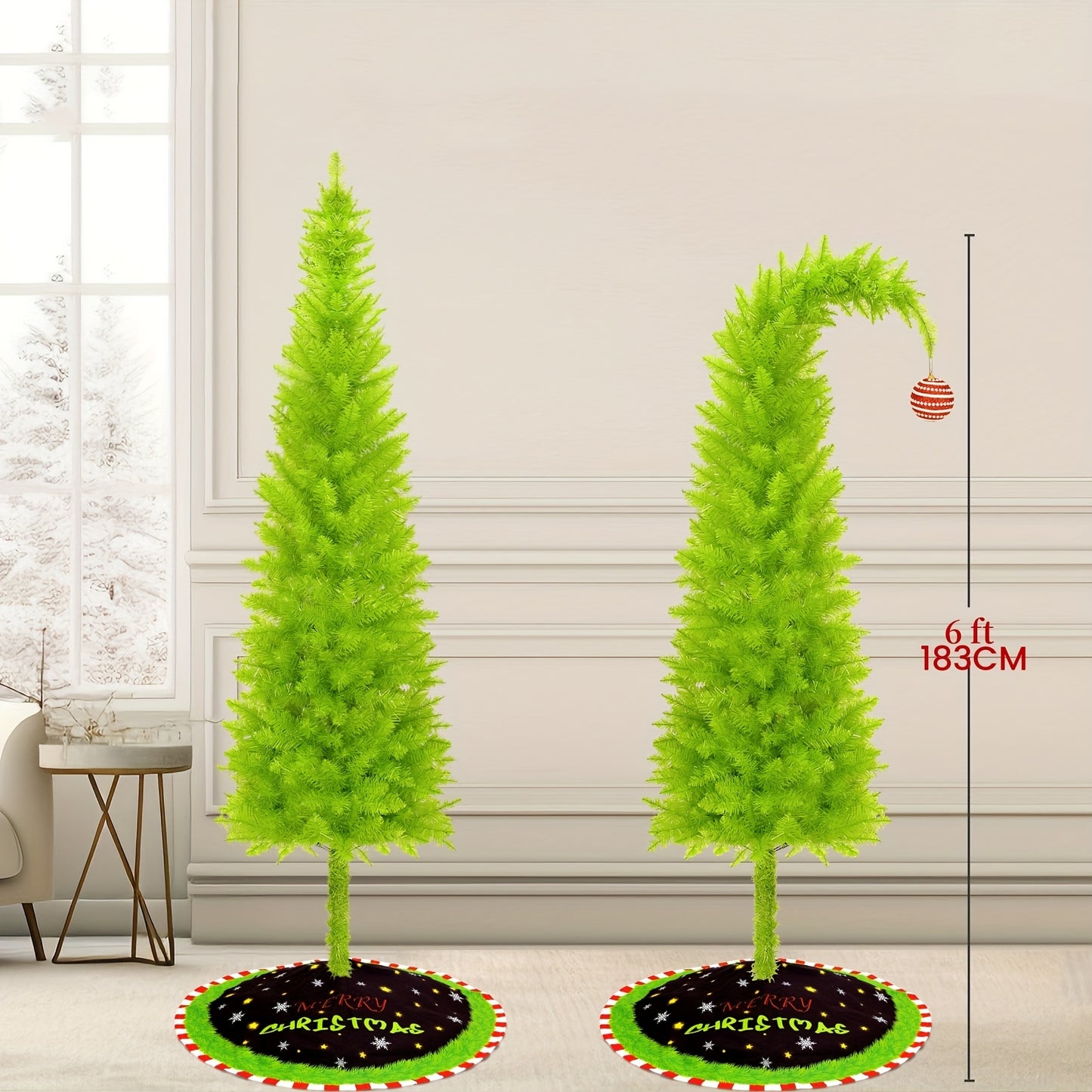 ASPMIZ Christmas Tree Decoration Kit For Window Display