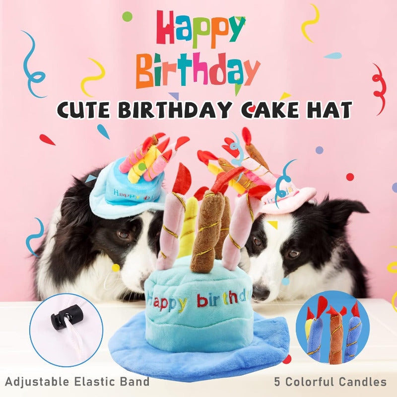 9 Pack Interactive Dog Birthday Toy Set Plush Squeaky