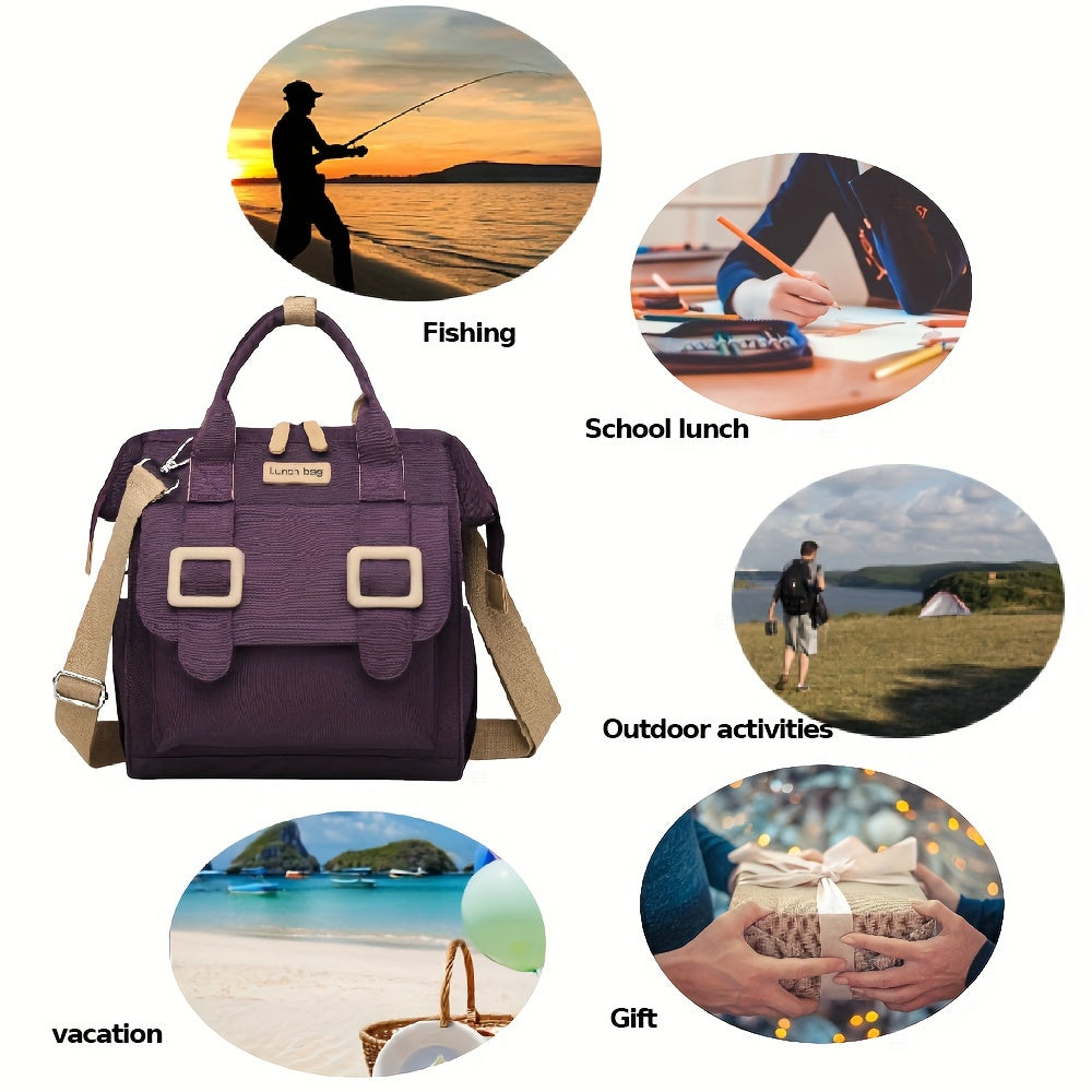 Lunch Backpack for Women Men, 5.28gal Cooler Backpack Insulated Lunch Bag for Women with Side Pockets Waterproof, Meal Prep Backpack, Adult Backpack Cooler for Lunch Picnic Hiking Camping Beach - Revitalize Mind Body