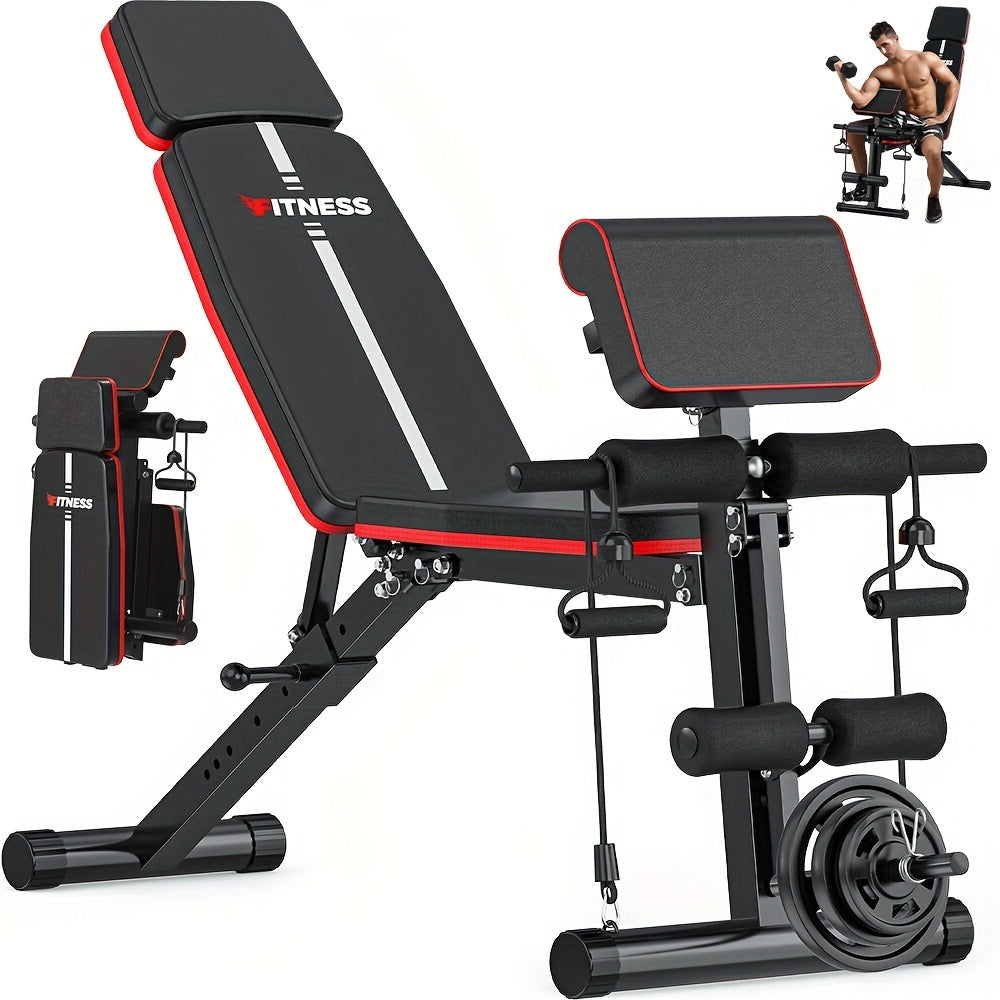 YAFITI Adjustable Weight Bench for Full Body Exercise