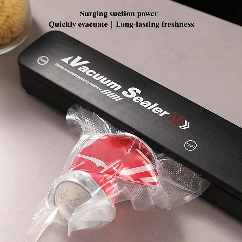 [Vacuum Sealing Machine] 50 Pcs Vacuum Sealing Machine And Food Storage Bag Sealing Machine, 1+ Mini Food Packaging Storage Heat Sealing Machine, 2 Modes, With 50 Food Storage Bags, Suitable For Home Kitchen, Commercial Use, - Revitalize Mind Body