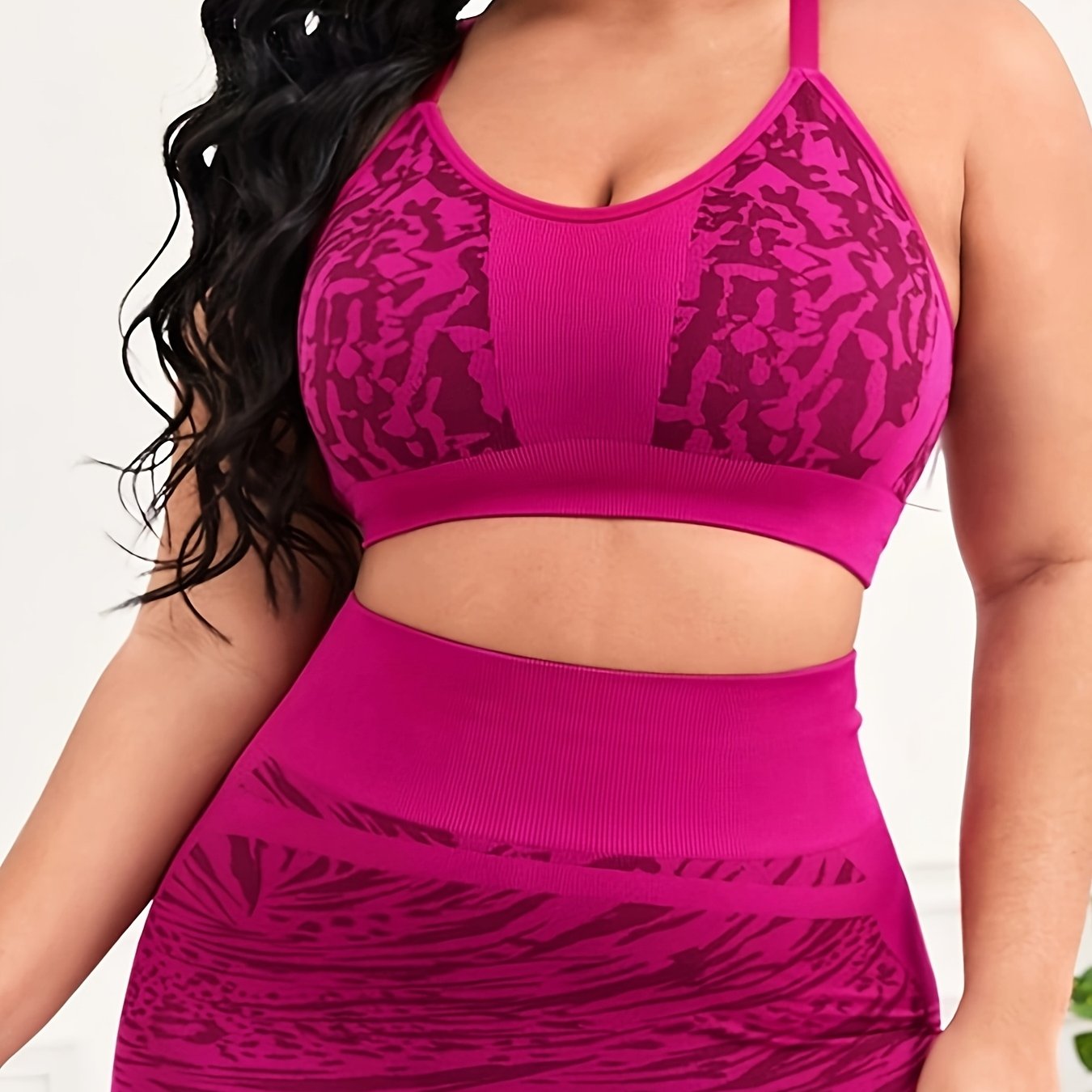 Elegant Nylon Seamless High-Waist Yoga Running Set Sports Bra - Revitalize Mind Body