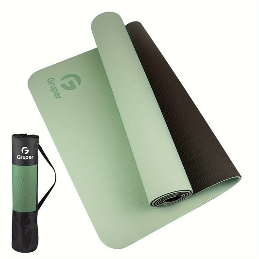 TPE Non Slip Yoga Mat For Yoga Pilates Floor Exercises