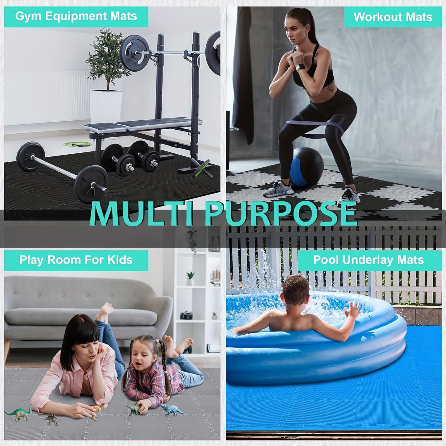 Interlocking Floor Mats by Manufacturer Brand for Home Gym
