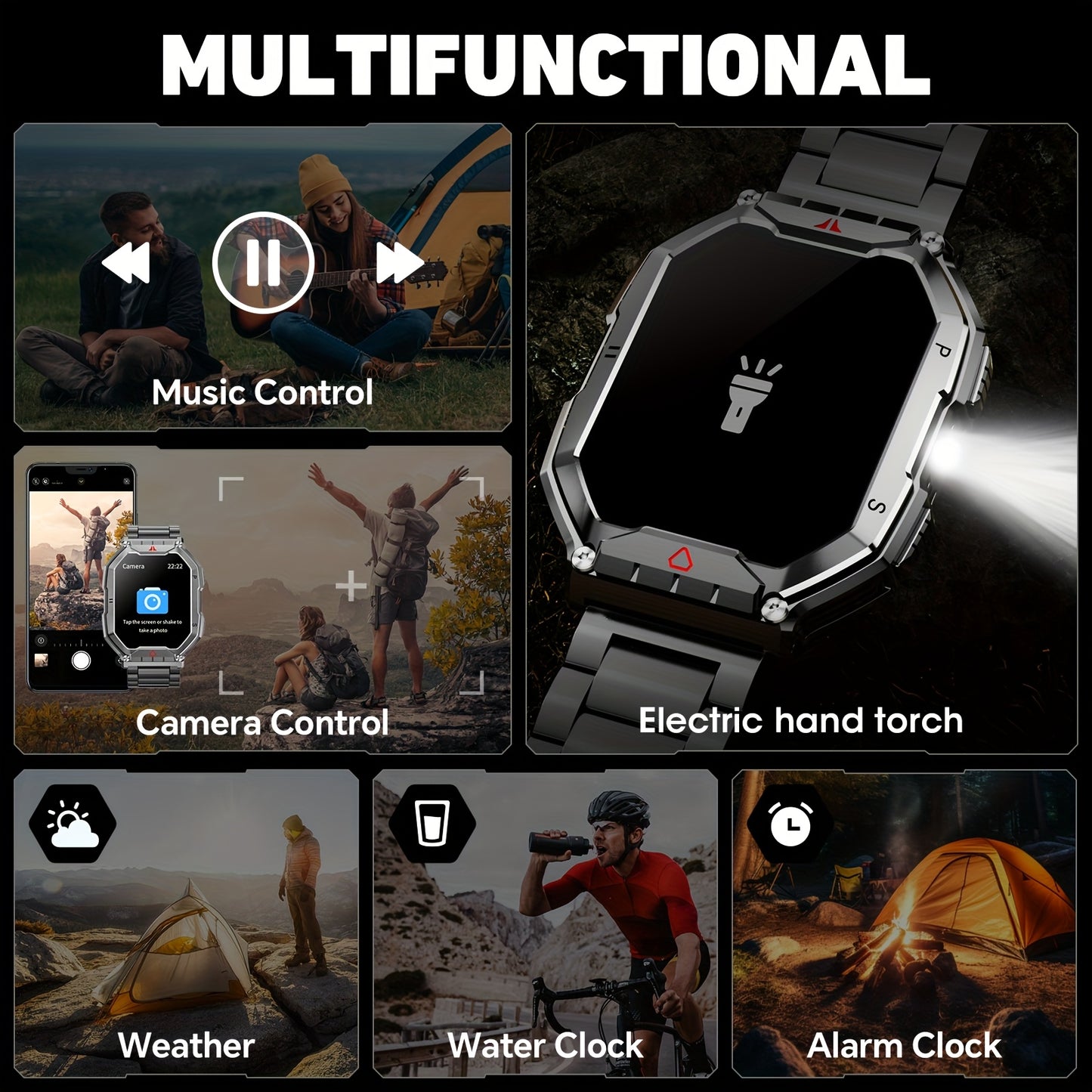 3CLOUDGE Smartwatch Android iPhone With Built In Calling