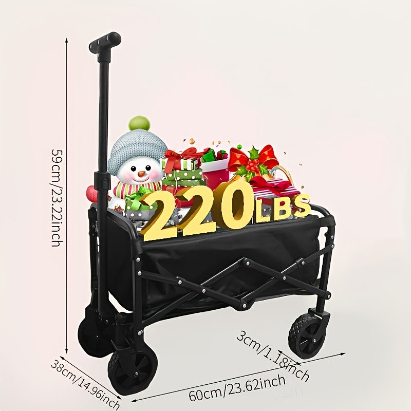 All Terrain Heavy Duty Folding Cart For Outdoor Transport