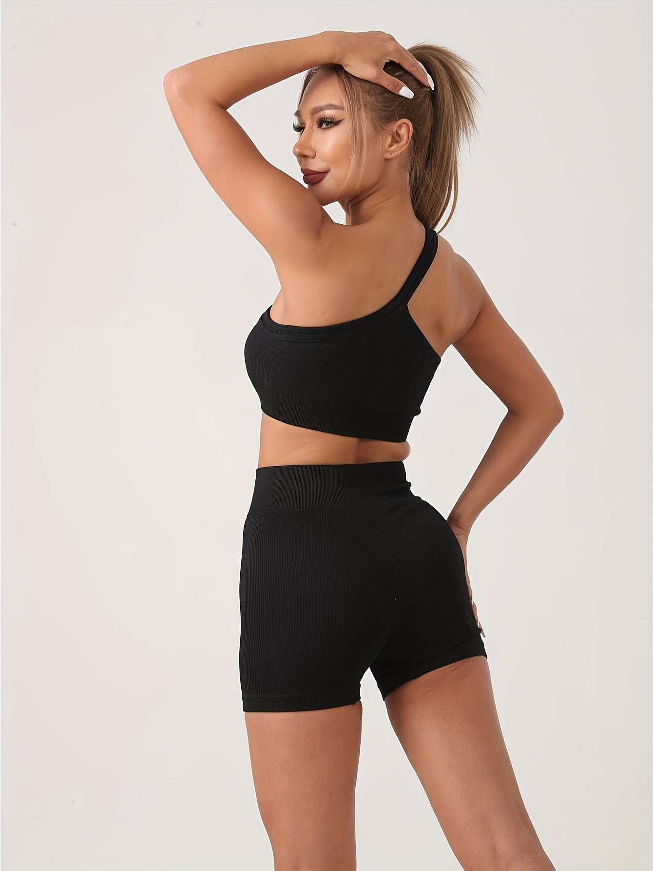 4Piece Seamless Yoga Set With High Waist Leggings And Bra - Revitalize Mind Body
