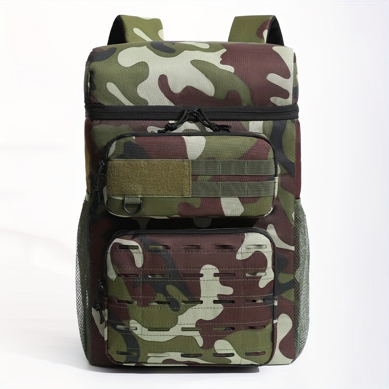 Large Capacity Durable Oxford Cloth High Quality Backpack, Portable Leakproof High Quality Lunch Backpack, Insulated Cooler Backpack with Adjustable Shoulder Straps, Suitable for School, Camping, Picnic And Beach, Durable Fab - Revitalize Mind Body