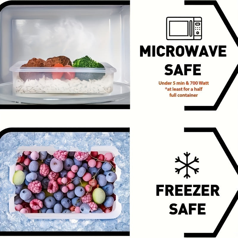 Shigeer 68 Pack Airtight Plastic Food Storage Containers