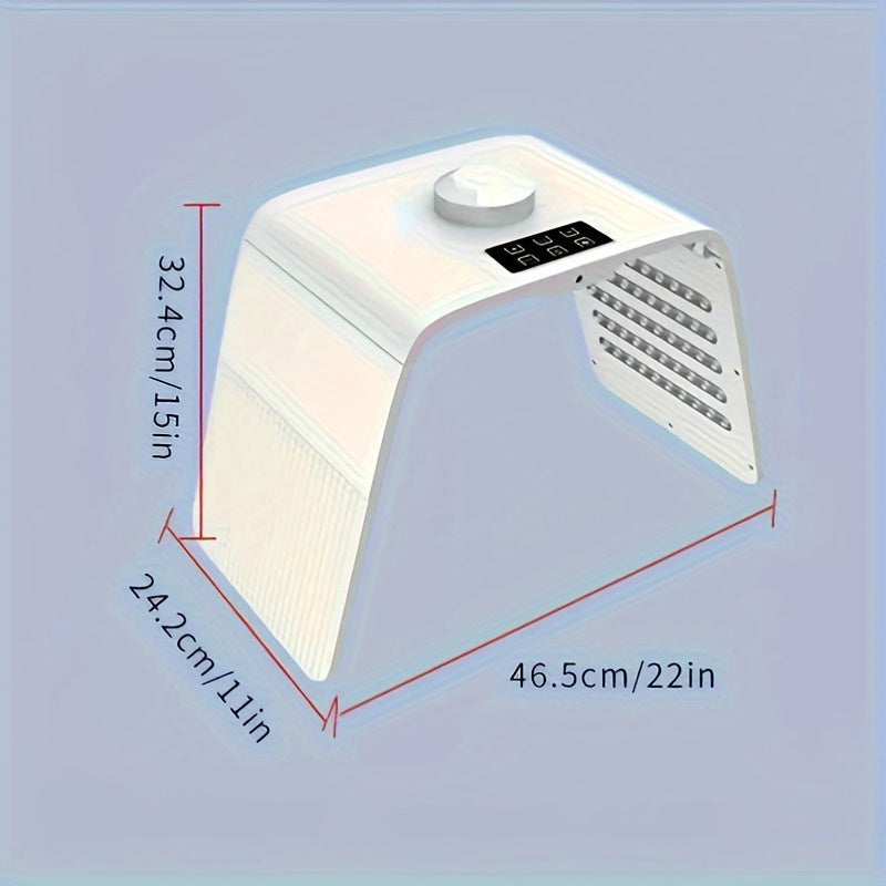 Foldable LED Facial Mask, Skincare Beauty Device For Home Use, Ideal Gift For Women, Mother'S Day Gift - Revitalize Mind Body
