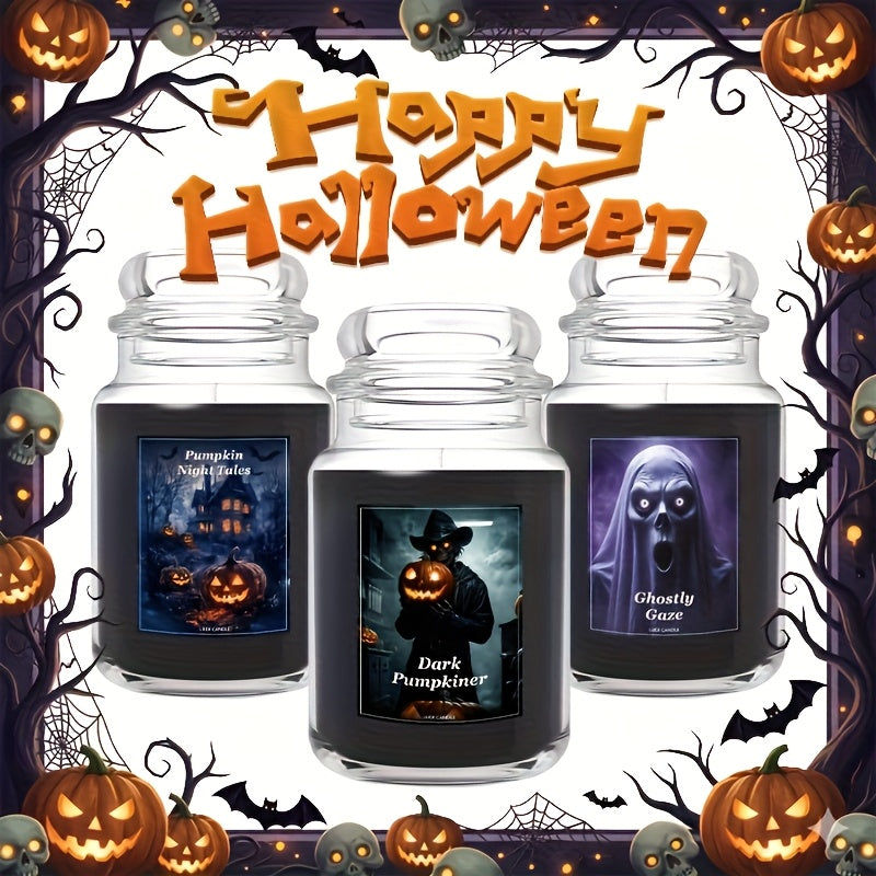 SEARVGRH 80 Hours Long Burning Halloween Candle Gift