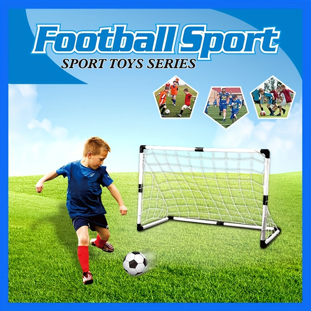 Foldable Soccer Door Frame Net Kit With Detachable Training Equipment