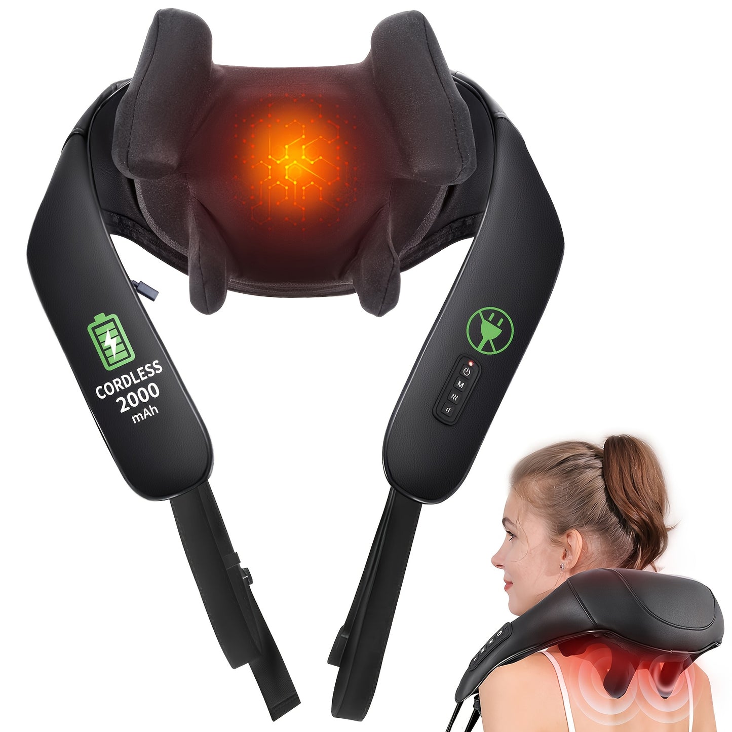 Newly Upgraded Rechargeable Shoulder And Neck Massager