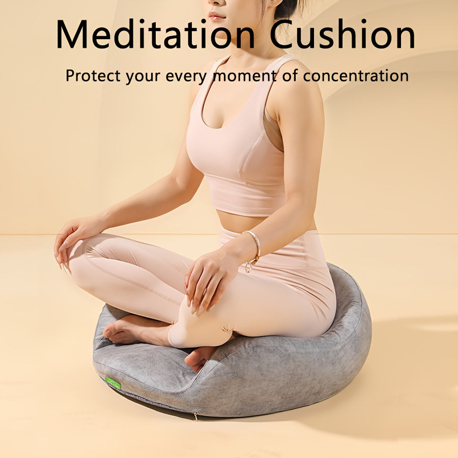 Ergonomic Meditation Cushion With Memory Foam Core Pro