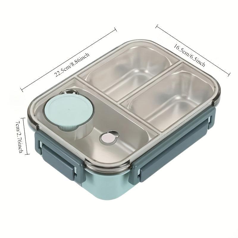 Leak-Proof 3-Layer Bento Box Set With Lid Tableware Microwave Safe - Revitalize Mind Body