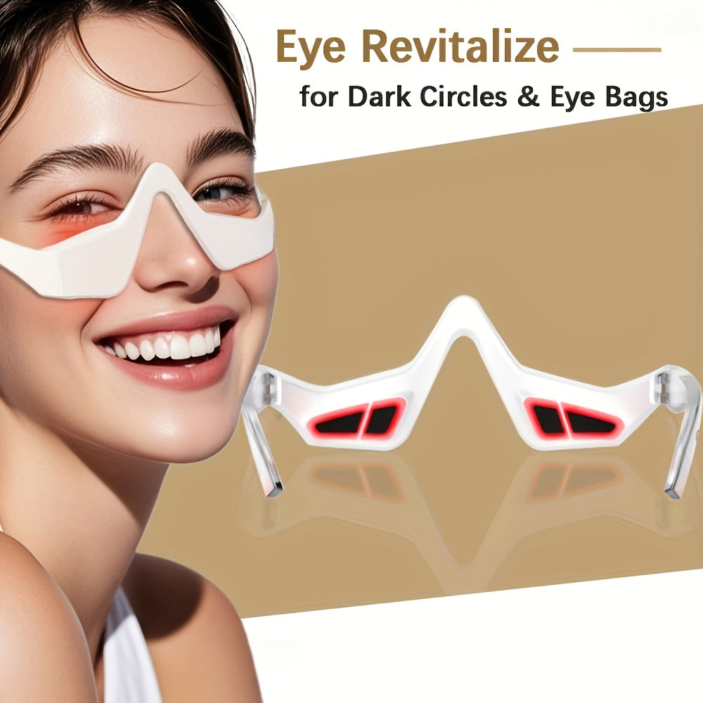 KTS Red Light Therapy Under Eye Massager Glasses Puffiness