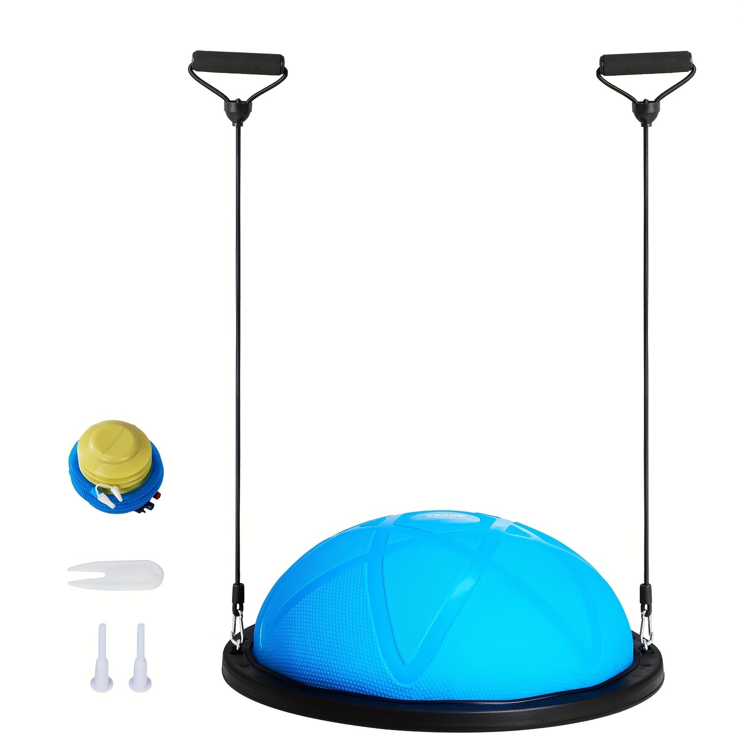 HAPPYBUY Half Exercise Ball Trainer With Bands And Pump - Revitalize Mind Body