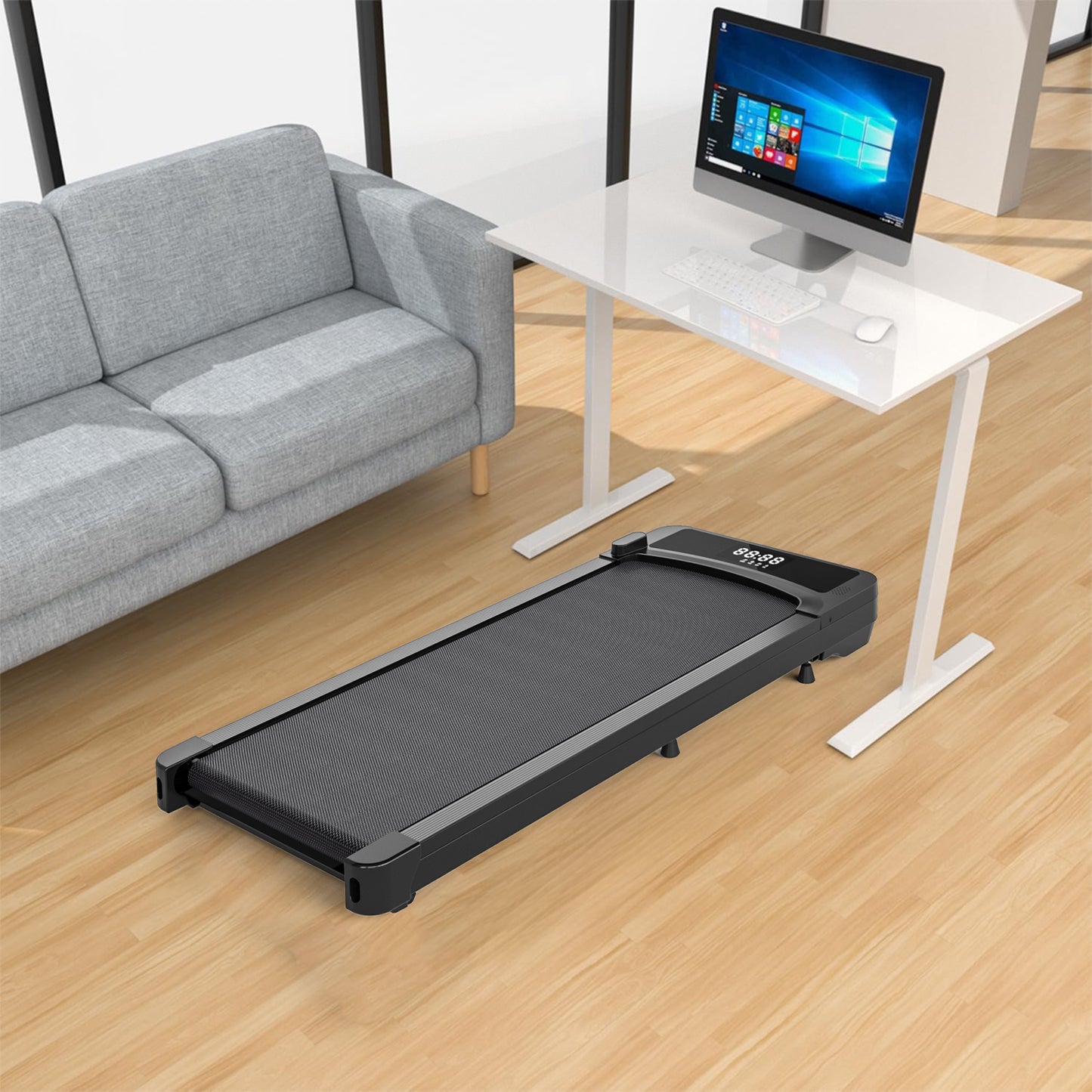 Upreign 3 In 1 Portable Treadmill Walking Pad With Incline