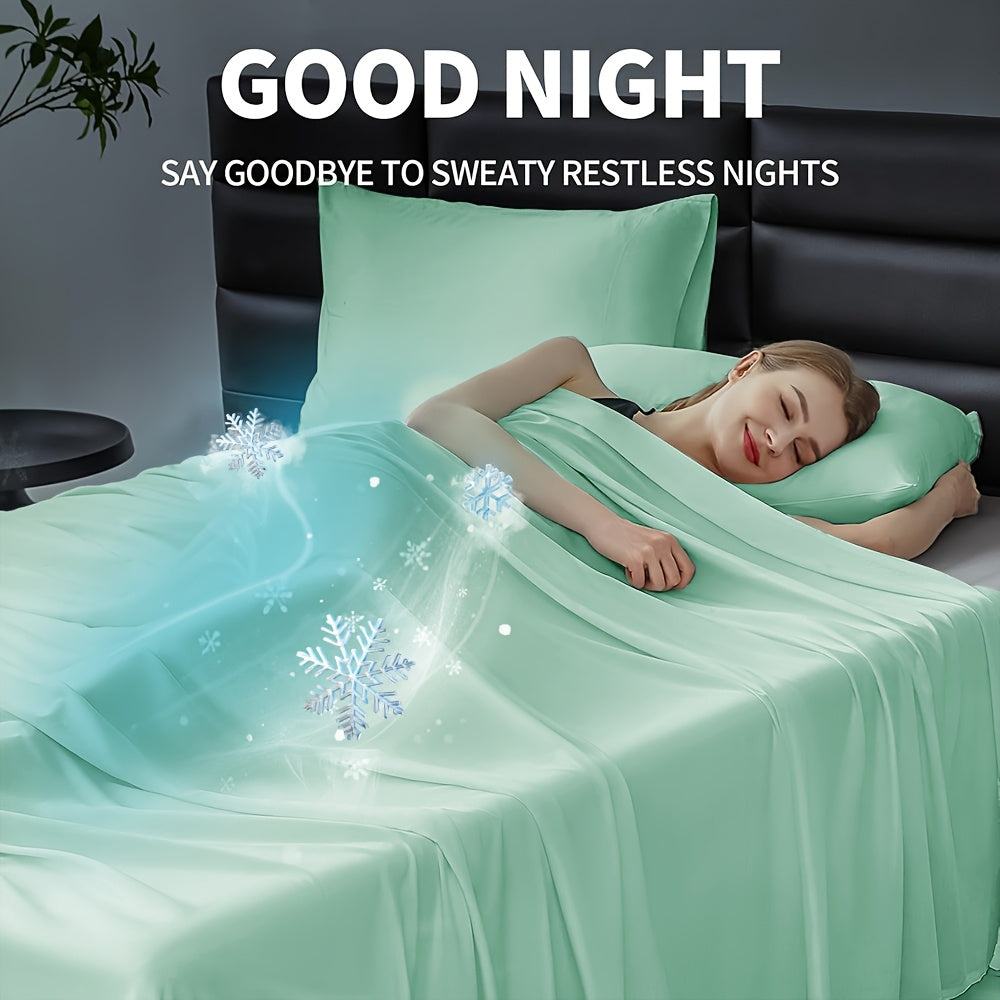 Cooling Bamboo Bed Sheet Set 2000TC Ultra Soft All Season