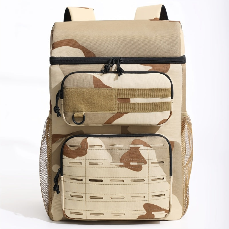 Large Capacity Durable Oxford Cloth High Quality Backpack, Portable Leakproof High Quality Lunch Backpack, Insulated Cooler Backpack with Adjustable Shoulder Straps, Suitable for School, Camping, Picnic And Beach, Durable Fab - Revitalize Mind Body