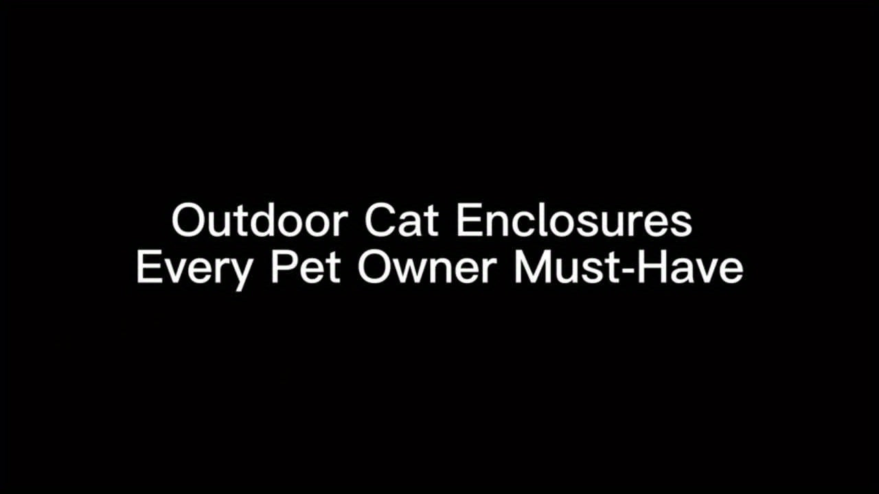 6-in-1 Foldable Pet Playpen - Interactive Design, Black/Orange, for Cats & Dogs, Outdoor/Indoor Use, Tunnel & Tent - Revitalize Mind Body
