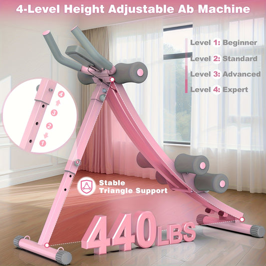 RMB Adjustable Foldable Abdominal Trainer With LCD Display