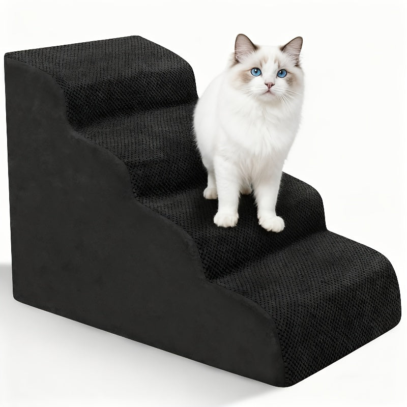 NIUBYA Premier Wide Dog Stairs with Non Slip Bottom