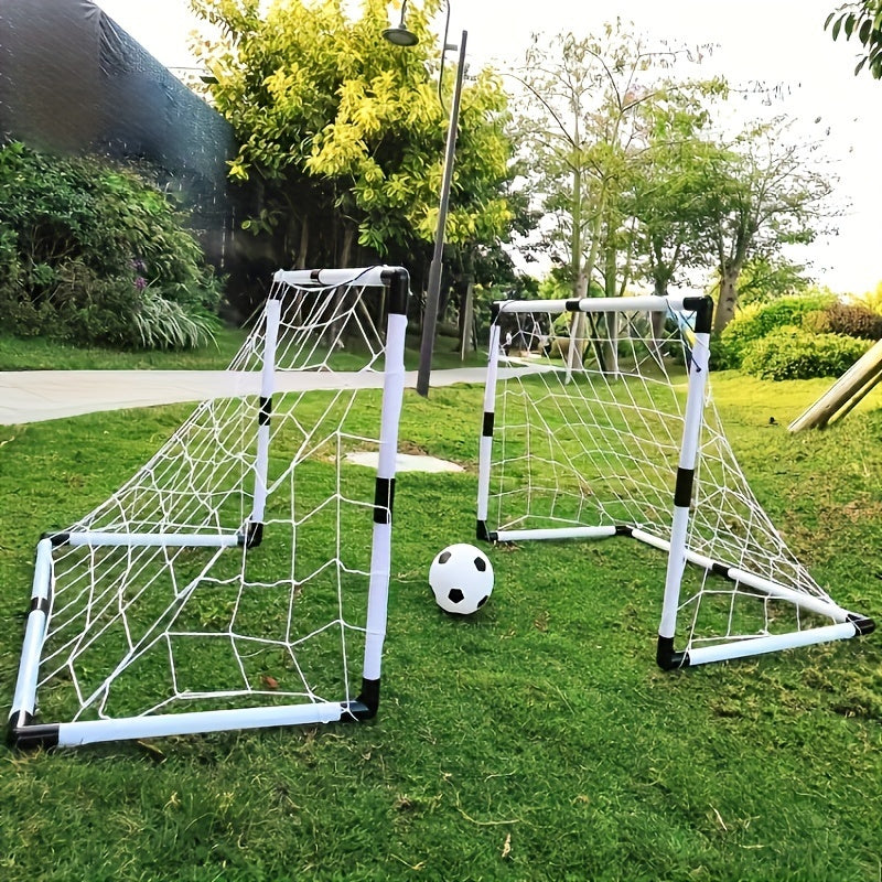 Foldable Soccer Door Frame Net Kit With Detachable Training Equipment