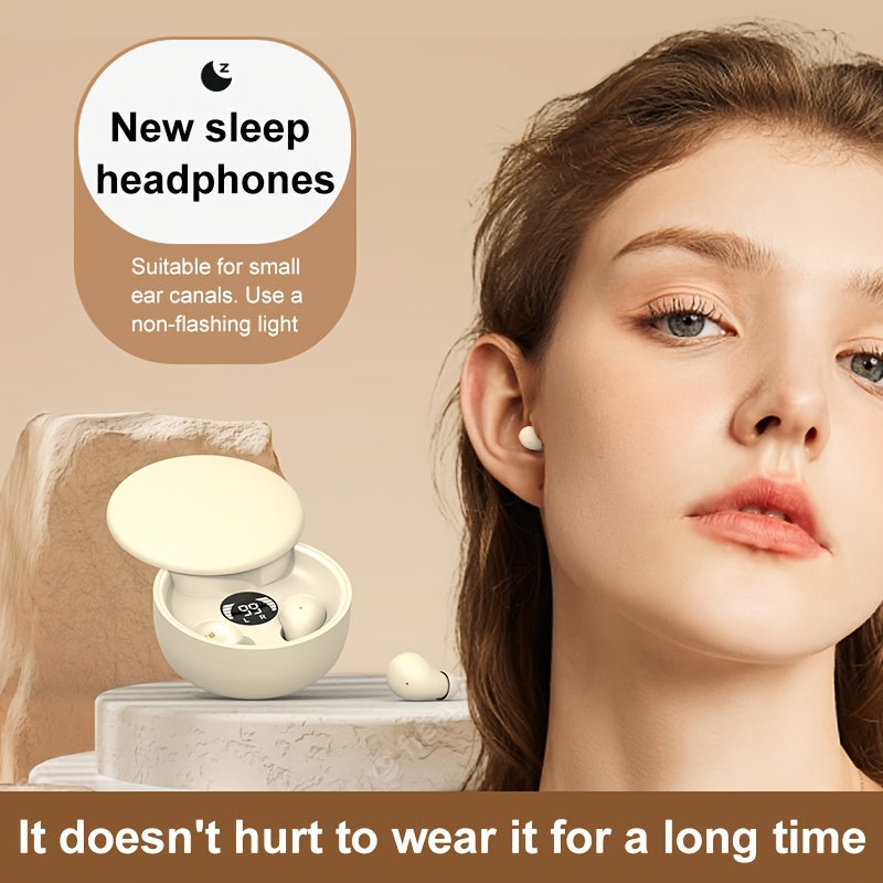 Invisible Sleep Earphones Ultra Thin Wireless Bluetooth With Noise Reduction