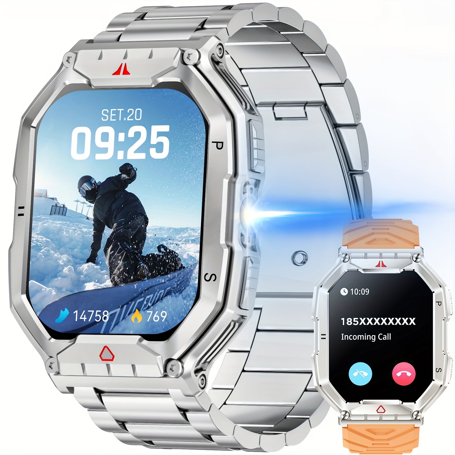 3CLOUDGE Smartwatch Android iPhone With Built In Calling