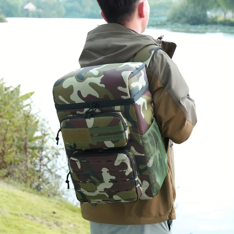 Large Capacity Durable Oxford Cloth High Quality Backpack, Portable Leakproof High Quality Lunch Backpack, Insulated Cooler Backpack with Adjustable Shoulder Straps, Suitable for School, Camping, Picnic And Beach, Durable Fab - Revitalize Mind Body