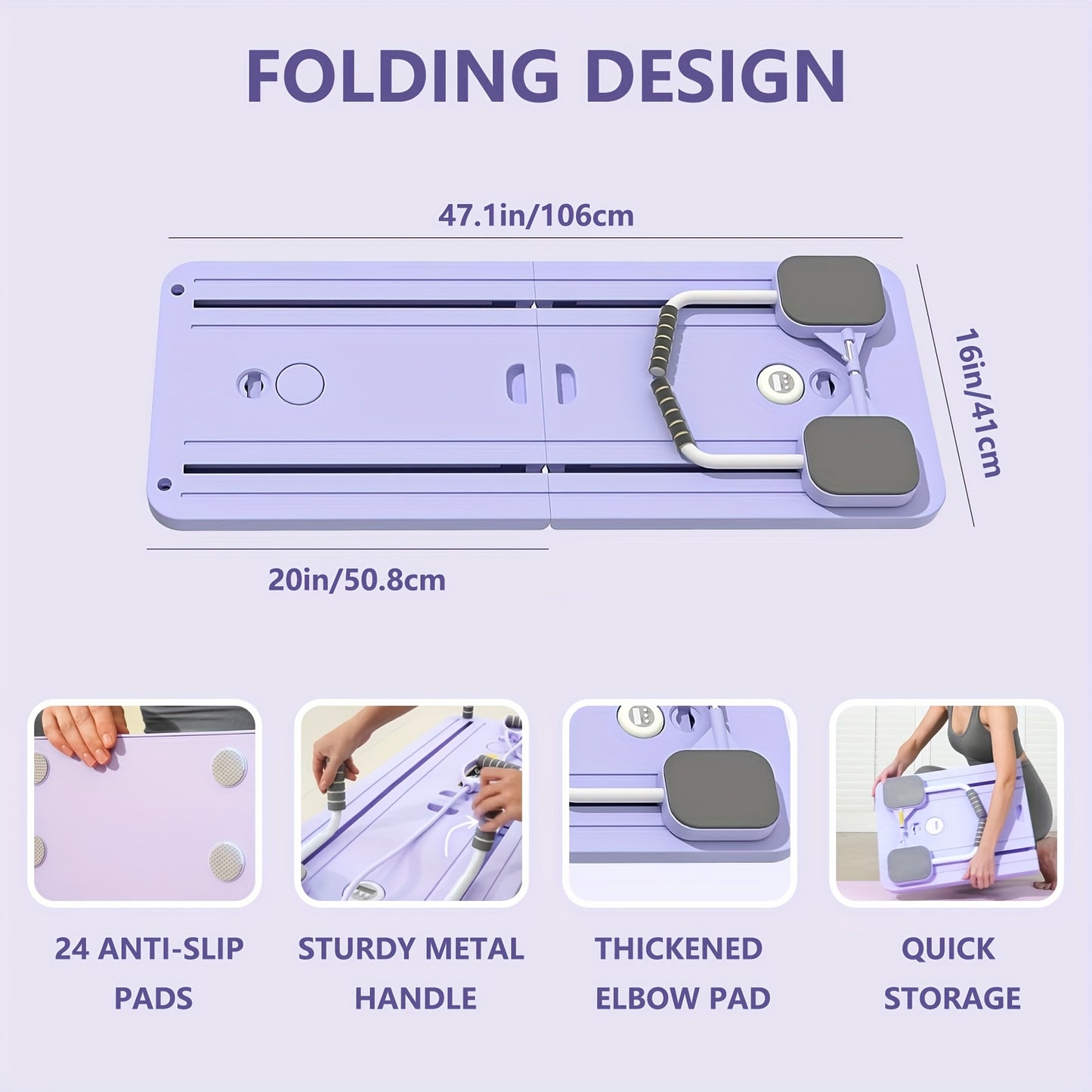 Multifunctional Pilates Board for Home Workout and Fitness - Revitalize Mind Body