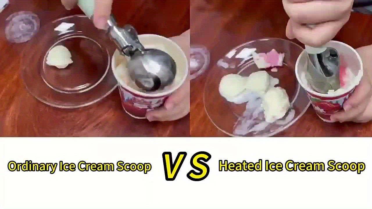 Handheld Electric Heated Ice Cream Scoop With Rechargeable Battery - Revitalize Mind Body
