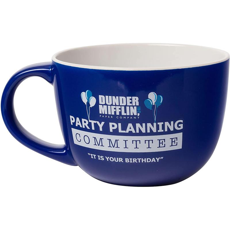 Silver Buffalo The Office Party Planning Committee 24 Ounce Ceramic Soup Mug
