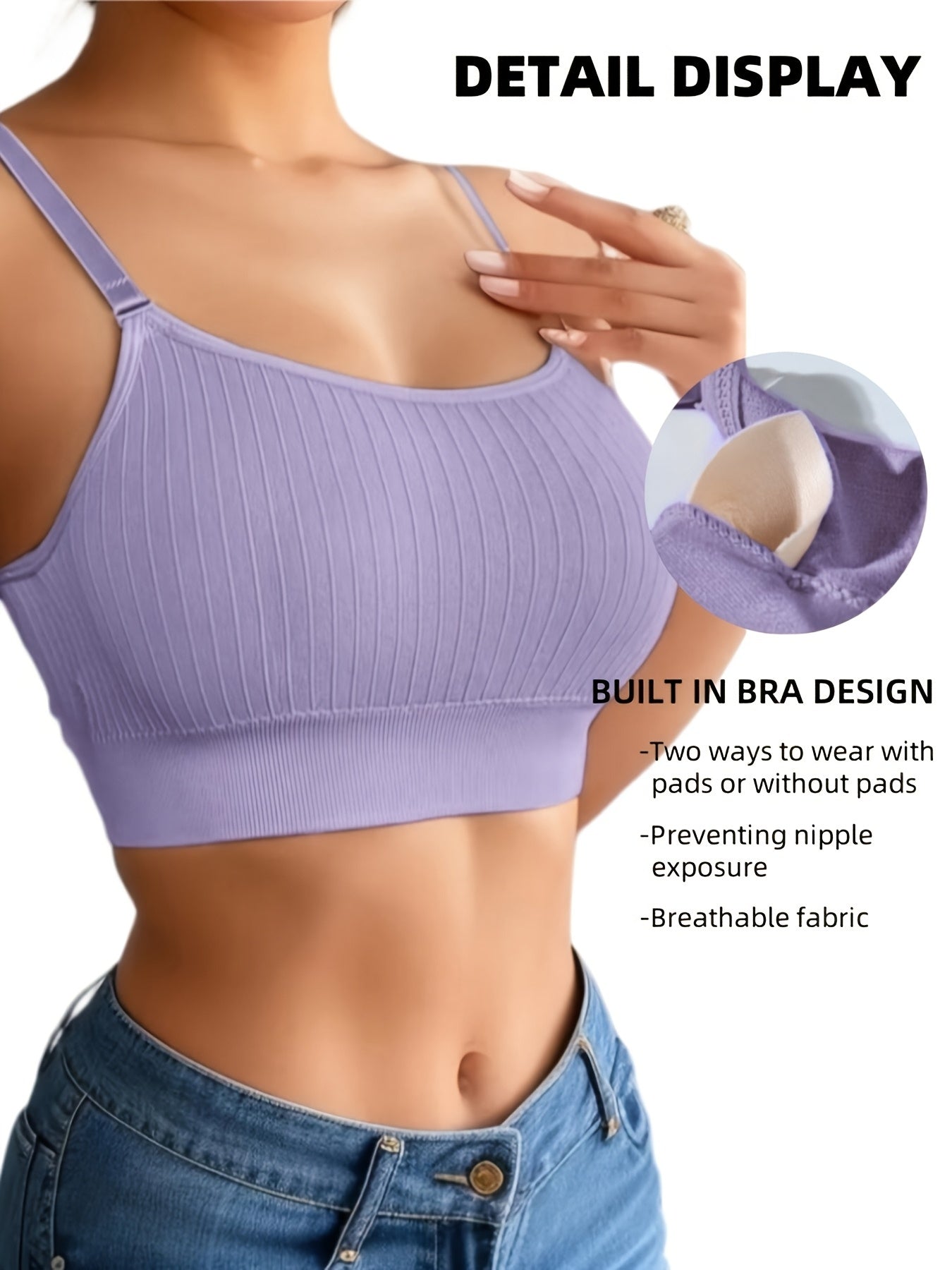 Seamless Sports Bras Six Pack Breathable Wireless Yoga Activewear - Revitalize Mind Body