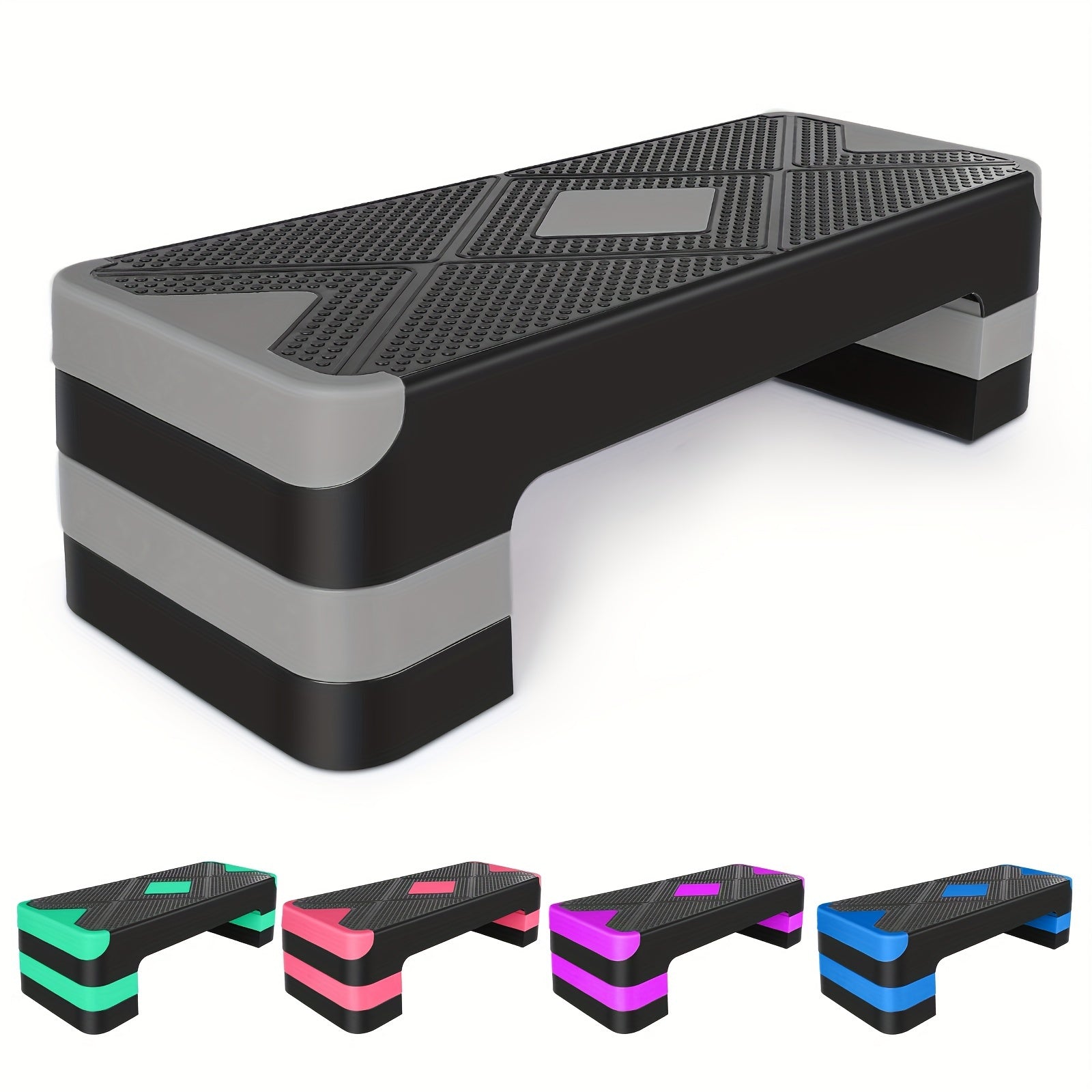Adjustable Aerobic Stepper Platform for Home Workouts and Fitness Enthusiasts - Revitalize Mind Body