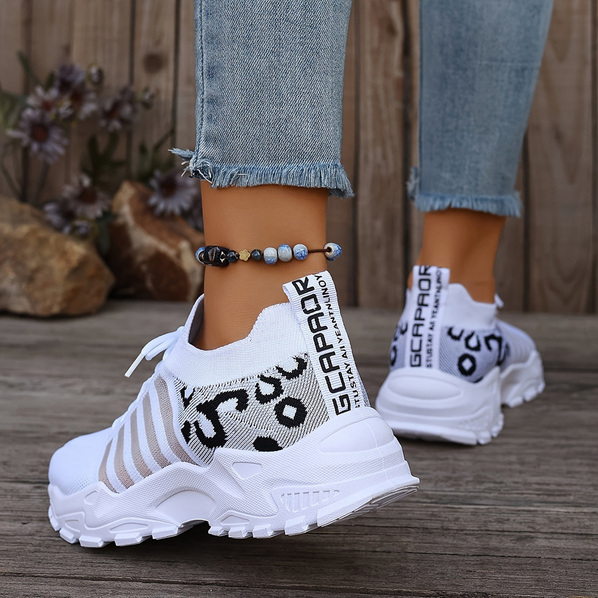 Women's Breathable Mesh Sports Shoes by Lightweight Brand